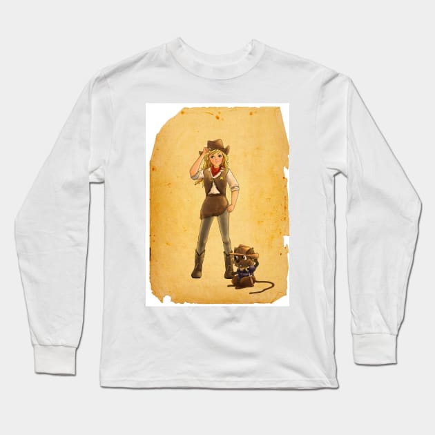 Tammy And The California Gold Rush Long Sleeve T-Shirt by reynoldjay